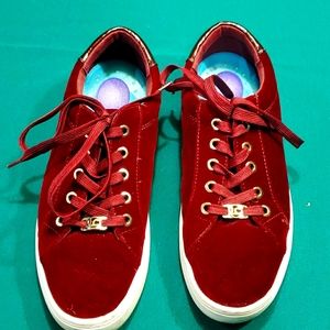 Liz Claiborne velvet tennis shoes